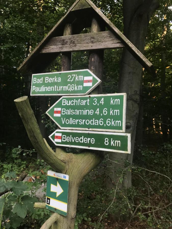 Ferienwohnung Morgensonne Am Kurpark Bad Berka - Parkplatz - Spielplatz - Wlan - 2 Schlafzimmer Eksteriør billede